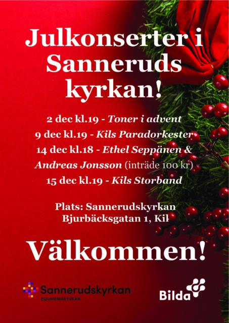 Julkonserter i Sannerudskyrkan