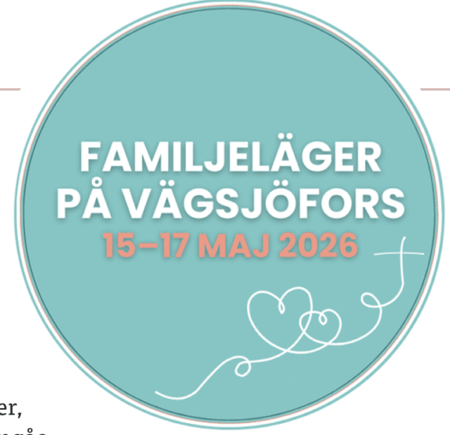 Familjeläger 15-17/5!