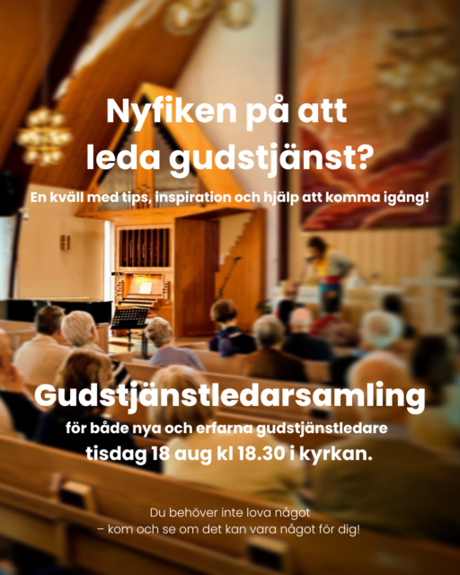 Nyfiken på att leda gudstjänst?