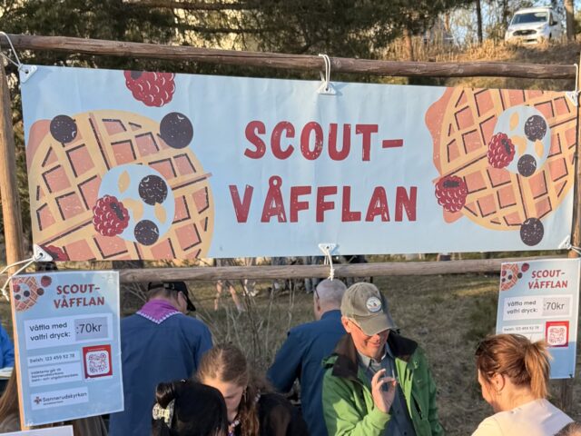 Parad med scoutkök